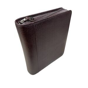 Elegant Brown Leather Planner